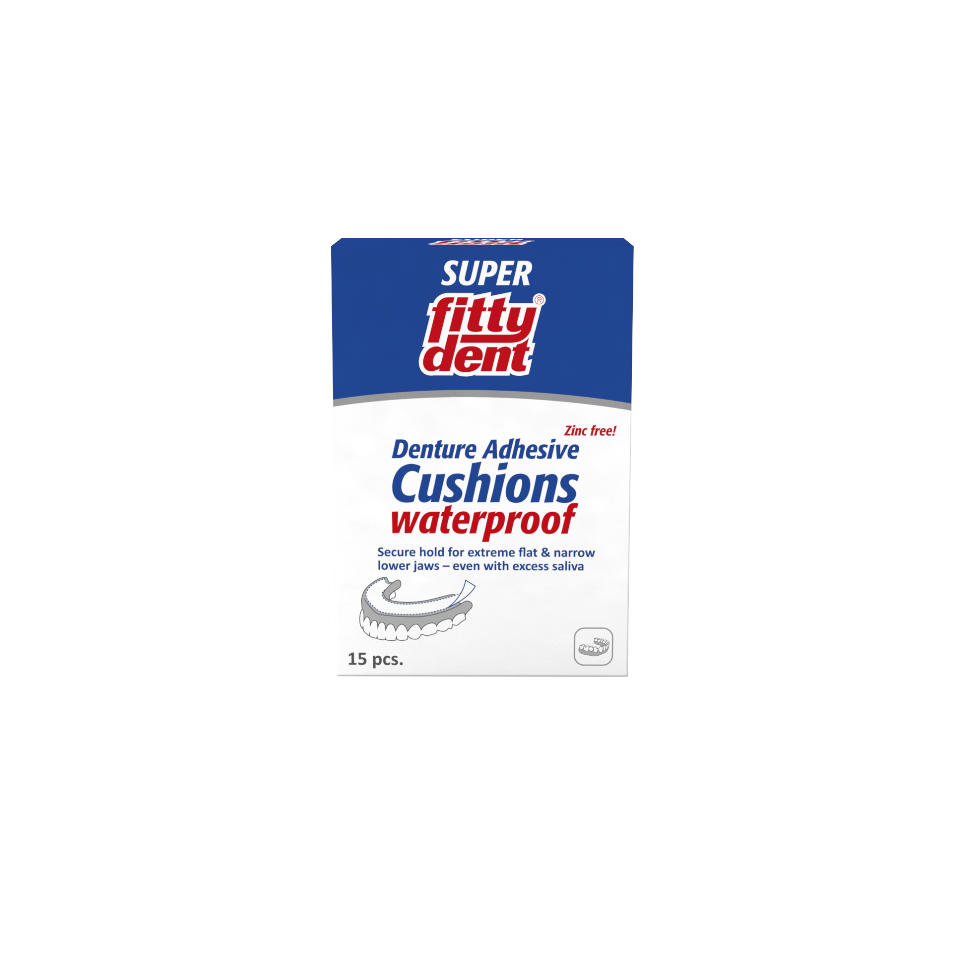 Fittydent denture adhesive cushions pack