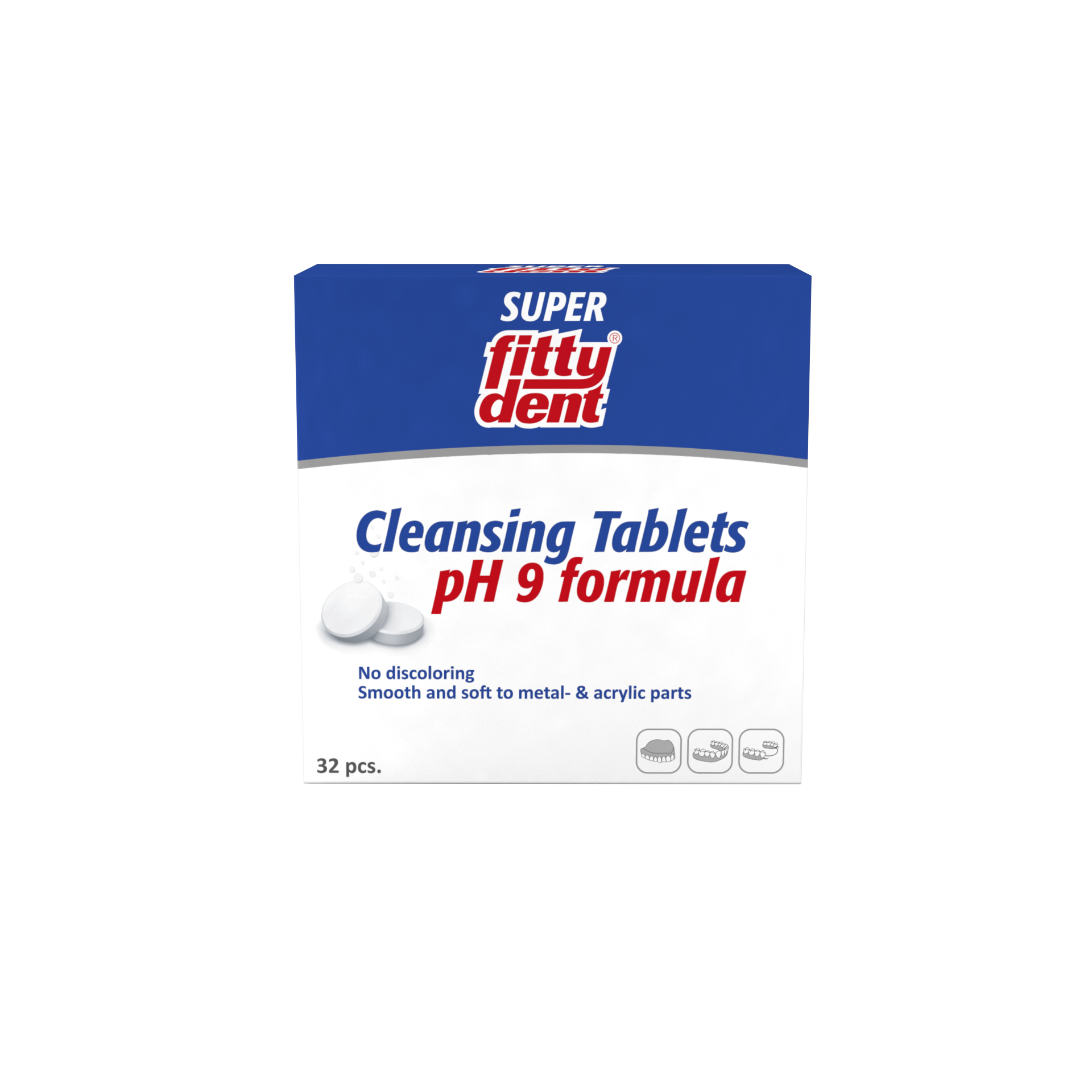 Fittydent cleansing tablets pack
