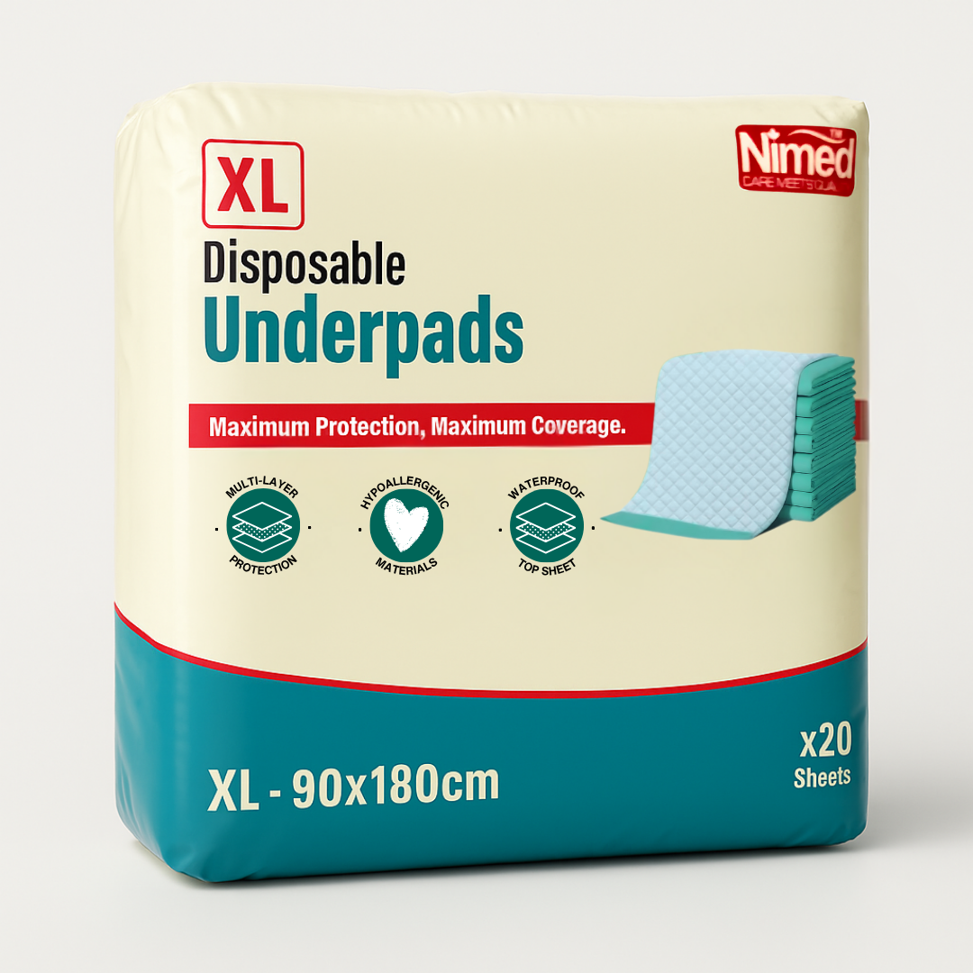 Nimed underpads 90 by 180 cm pack